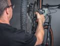 5. check alignment: After adjusting the tension, shift all the way up until the chain is on the largest sprocket. The largest sprocket and the derailleur pulleys should be exactly aligned.