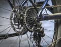 The cassette and chain come from Shimano's Linkglide series, trimmed for durability.