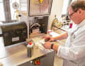 In the SRV5 testing machine, all lubricants are tested for coefficient of friction, lubricating effect and wear.