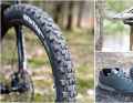 Already ridden - parts in a short test: tyres, shoes, helmet & rucksack in an individual check
