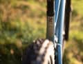 The logo is proudly emblazoned on the seat tube, which incidentally is extra short - Scor was already very modern here years ago.