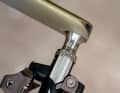 Die Shimano XTR-Pedale wurden mit Meti Rapido Titan-Achsen getuned.