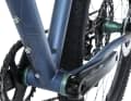 The titanium frame of the Moots Scrambler has plenty of mounting points for long bikepacking tours.