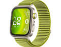 Mit ihrem Titangehäuse macht die Huawei Watchfit 4 Pro einen hochwertigen Eindruck.