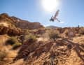 The show is over. Backflip Nac shortly before the finish line.