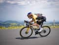 So fast on thin tyres: The photo shows Wout van Aert in a downhill frenzy. But the fastest is Marcus Burghardt from Team BMC Racing. With a measured 130.7 km/h (2016), he is the fastest Tour de France rider.