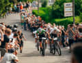 Numerous spectators attended the event in Gelnhausen, Hesse