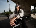 Full focus on Paris: Swiss-American BMX rider Nikita Ducarroz.