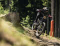 In the picture, the US downhiller is on her way to her career highlight: silver medal at the World Cup in Leogang 2024.