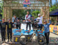 Winners' podium: Siam Meban, Shrestha Nirav, Ali Khan Yawar and Miller Renthlei at the Red Bull Tlang Ruam in Aizawl. "The racing scene in India is growing," says Tomáš Slavík.