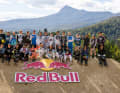 Hardline heroes: The 2026 field of riders. We couldn't spot Sam Hill in the photo, but the veteran star is there. This time on Mondraker.