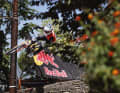 Deutschlands Bester: Johannes Fischbach in Action. Beim Red Bull Cerro Abajo in Genua.