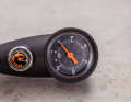 The pressure gauge and especially the scale are small and not very clear