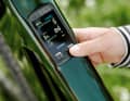 The new Bosch Kiox 400 C display sits in the top tube of the Rose Slab Plus.