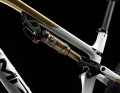 An adjustable shock mount on the new Pinarello Fully allows the suspension travel to be adjusted.