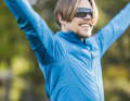 Airy material under the arms lets sweat out of the jacket