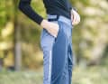 Slightly narrow slit pocket