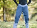 Top: The windproof area reaches above the knees