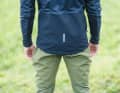 The lower back of the Scott jacket is splashproof