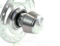 Lock nut for the solid axles of hub gears