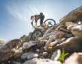 Trail bikes with little suspension travel, such as the Specialized Epic 8 Evo here, are a capable companion for a variety of fun trails despite their low weight.