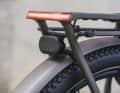 The Specialized monitors traffic via the radar located beneath the rear light (which also acts as a brake light).