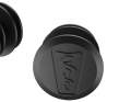 For snake fans? No, the handlebar end plugs are adorned with the manufacturer's logo.