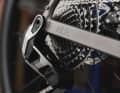 An interchangeable derailleur hanger and optional luggage mounts provide a great deal of freedom in the set-up of the Sturdy Cilla gravel bike.