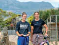 Jessi Nixon and Ila Stow run the bike park "The Bike Park" in Cape Town with their family.