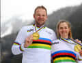 World champion Pierre Thévenard and Morgane Such from France