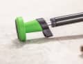The handle is slightly rubberised, but too angular overall. It presses into the palm of the hand when pumping