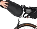 Pratique : pour décharger, il suffit de retirer le sac de rangement, l'étui restant sur le vélo.