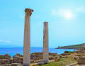 Tharros, the excavations of the ancient city are directly on the route.
