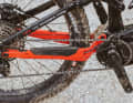 The chainstay protector is undersized and doesn't cover the aluminium where it should.