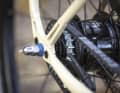 The frame can be split at the rear to allow the belt to be fitted and removed.