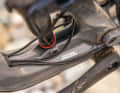 Welcome added value: GT affixes a SAG recommendation with millimetre specifications to the frame.