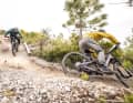 In the race for the most fun to ride, the GT Sensor ST (left) is narrowly beaten by the significantly lighter Canyon (right) and the Izzo with its playful geometry.