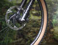The lightweight Bontrager wheels give the bike lively handling.