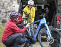 In the test of six e-bikes with the new Bosch motor, the Simplon was the only model with a carbon frame.
