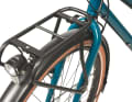 The practical everyday equipment includes a robust front pannier rack, a high-quality lighting system ...
