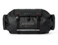 The large handlebar bag has roll closures and holds a maximum of 9 litres. However, this makes it tight on the handlebars.