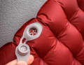 The valve is particularly flat and is best filled with the optional pump bag from Vaude