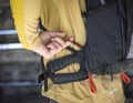 When you hit the run, you release the system. Combined with the wide hip fins, the Vaude then sits very securely.