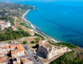 The Castello Aragonese di Ortona towers high above the coast