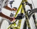 Despite eco-cleaners: bike washing on greenfield sites is absolutely taboo. Grease and lubricants would end up in the environment and groundwater.