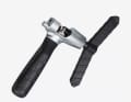 At some point the chain is worn out, then it comes into play: the chain tool. Always make sure that it fits the drivetrain on the bike - not all chain riveters are 12-speed compatible.
