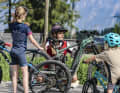 Kinder kommen beim spielerischen Bike-Nachwuchsprogramm auf ihre Kosten.