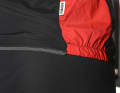 Reflective threads are incorporated into the stretch cuffs
