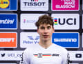 Moving moments: At the top of the podium: Henri Kiefer.