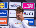 National anthem, world champion, tears of emotion.
